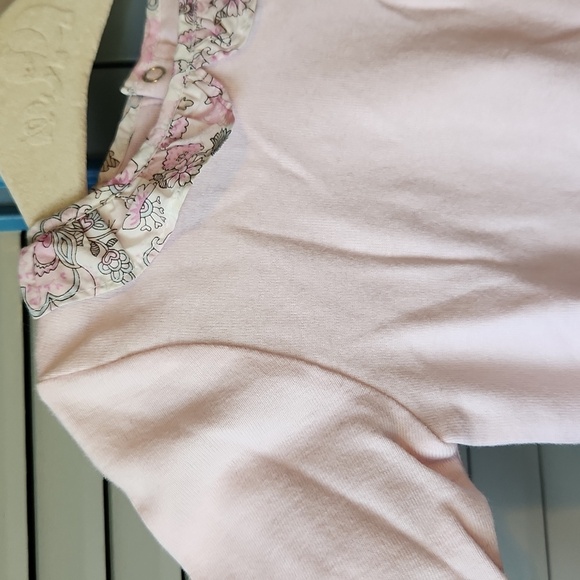 Jacadi Paris Light Pink Long Sleeve Onesie - Picture 4 of 13
